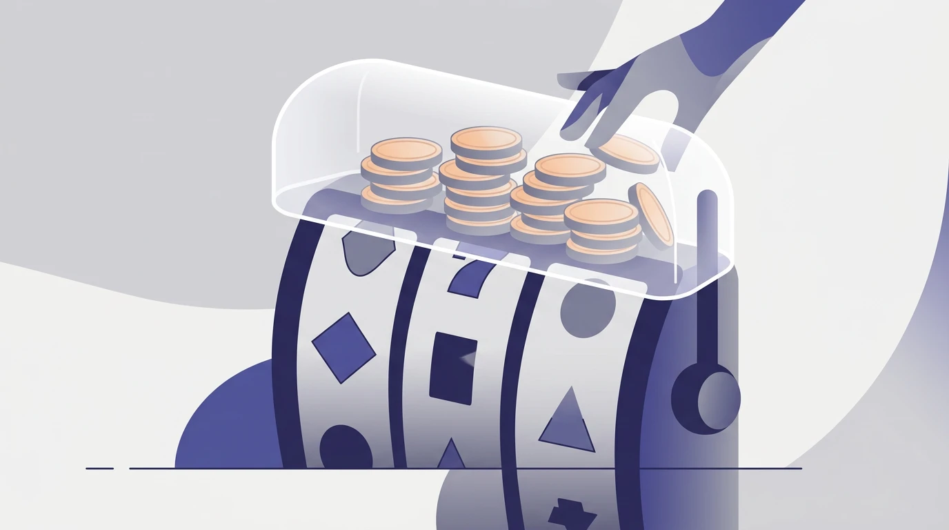 Visual representation of UK online slot stake caps of five and two pounds