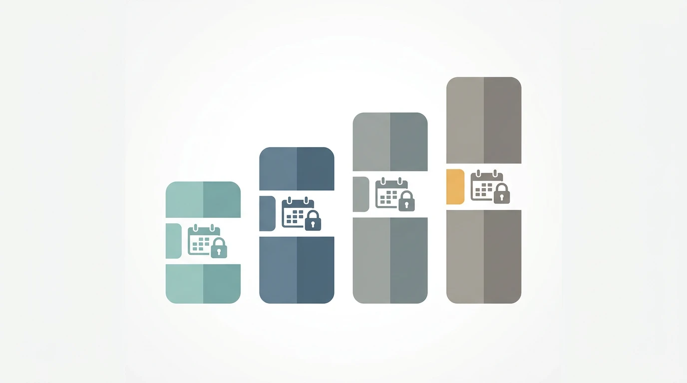Illustration of self-exclusion duration choices from six months to five years